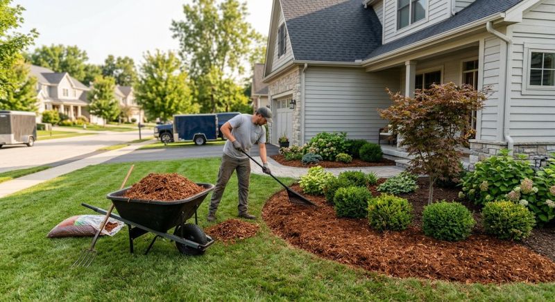 Cypress Mulch Installation in Ventura County, CA