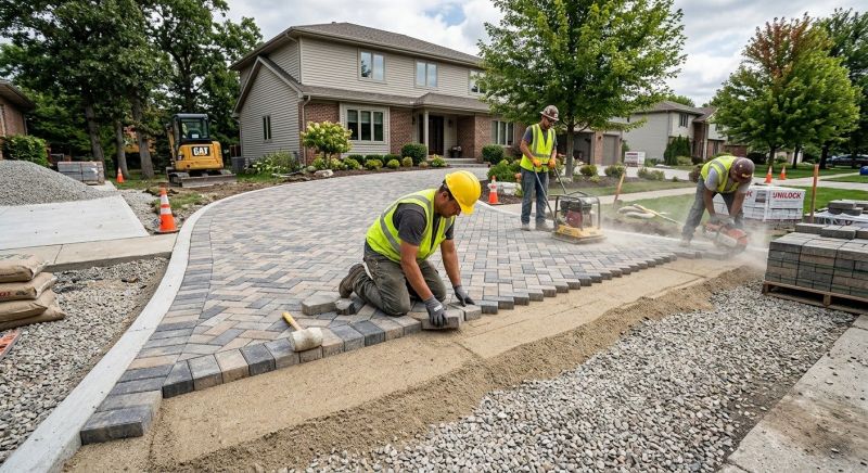 Driveway Pavers Installation in Longmont, CO