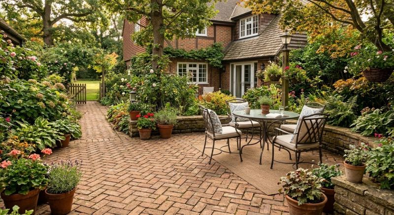 Patio Brick Installation in Boston, MA